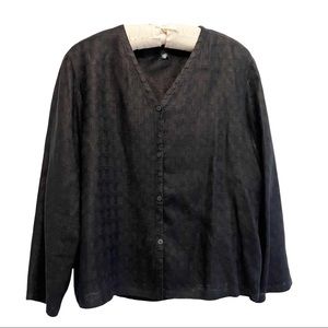 Eileen Fisher V-neck Linen Top